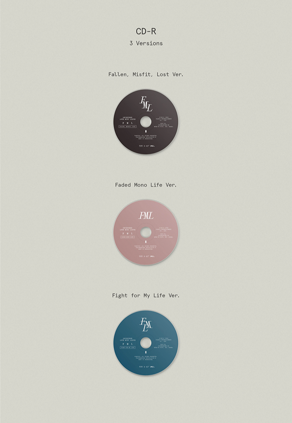 Альбом Seventeen - 10th Mini Album 'FML'