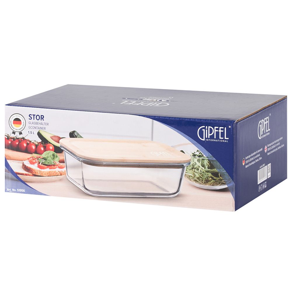 Контейнер стеклянный Gipfel Stor 51956 1500 мл