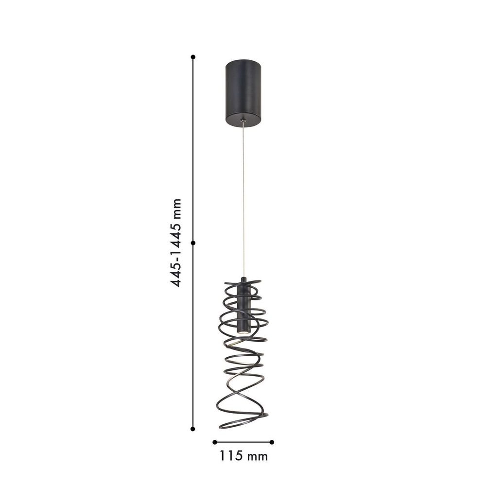 Подвесной светодиодный светильник Favourite Fontes 4555-1P