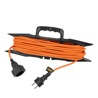 Удлинитель-шнур силовой Garden Series, ПВС, 20м, 1 розетка 3 x 1,5 мм, Denzel