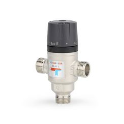 Клапан смесительный термостатический Varmega НР 3/4" 30-65С KV 1,6 боковое смешение 39593