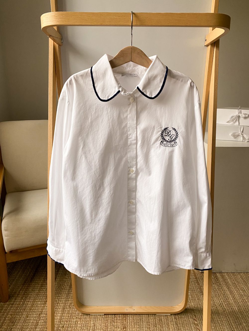 Хлопковая блузка Dolce&Gabbana, 140