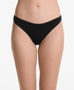 OYSHO Набор из 5 пар трусов-бразильяно из хлопковой смеси, черный