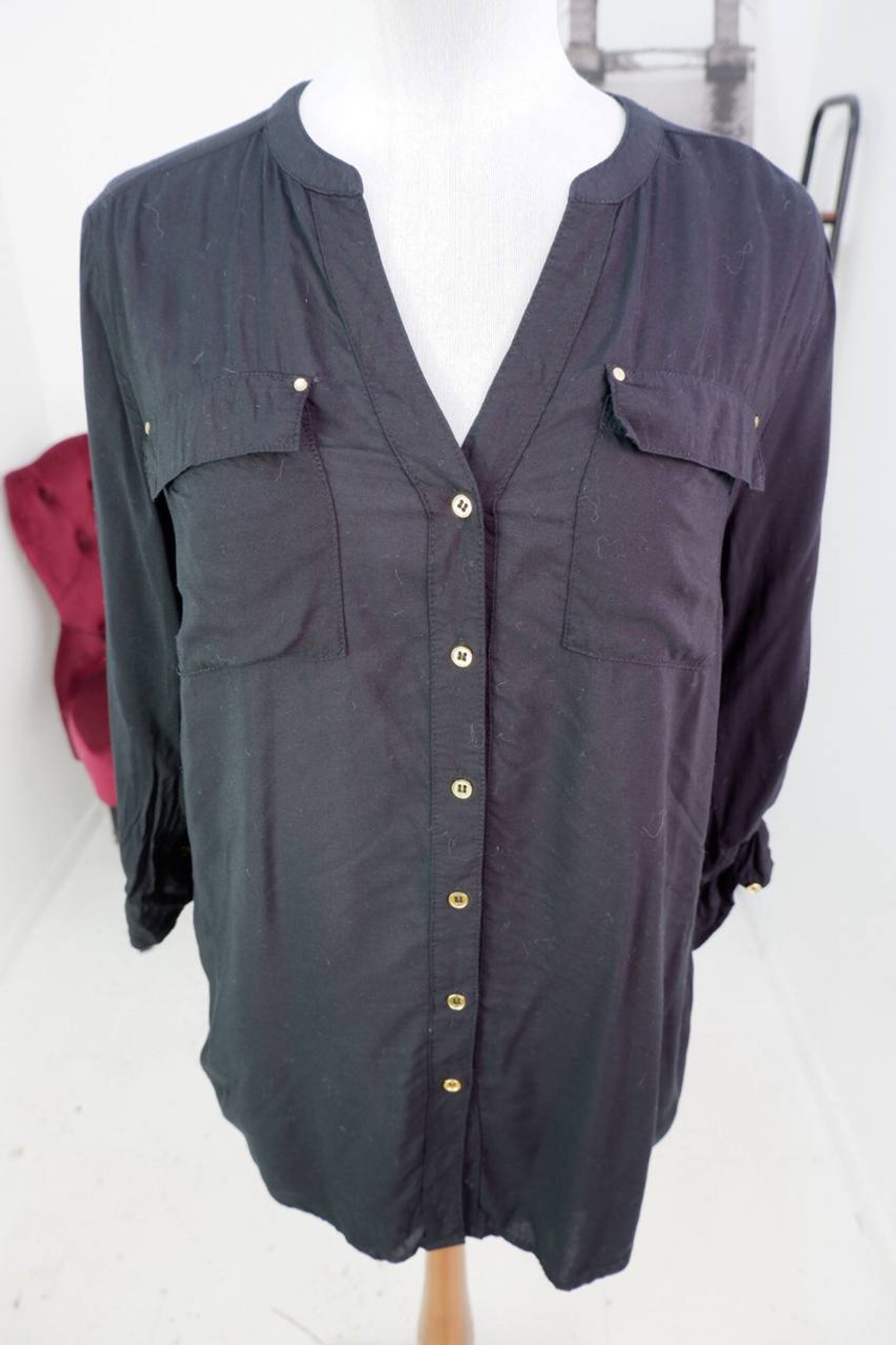 Блузка повседневная, маркировка М, визуально на 46 размер