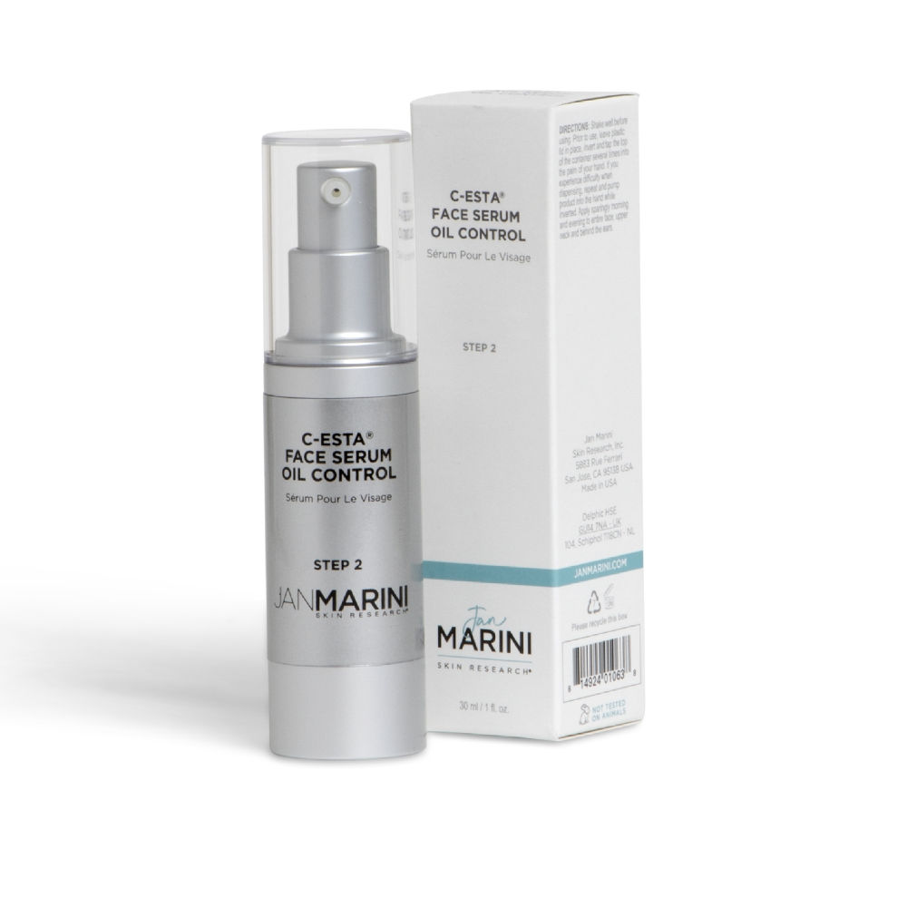 JAN MARINI C-ESTA FACE SERUM OIL CONTROL Ремоделирующая сыворотка с витамином С и DMAE с матирующим эффектом для жирной и комбинированной кожи