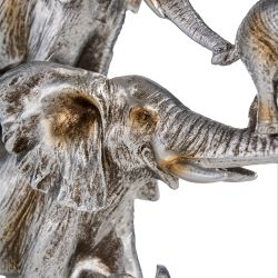 ФИГУРКА ДЕКОРАТИВНАЯ "СЕМЬЯ СЛОНОВ" 22,8Х7,2Х21,3СМ