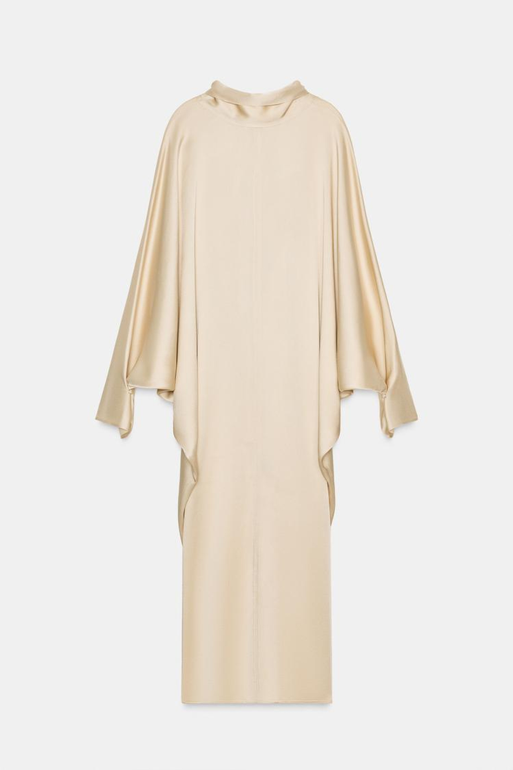 ZARA АТЛАСНАЯ ТУНИКА ZW COLLECTION LIMITED EDITION, КАВА