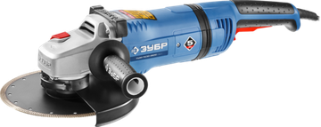 Углошлифовальная машина ЗУБР УШМ-П230-2600 ПВСТ 2600 Вт, 230мм Профессионал