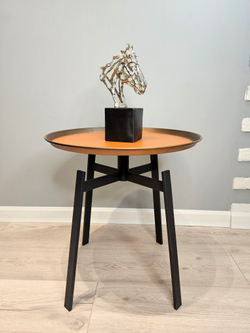 Стол кофейный Husk leather plate