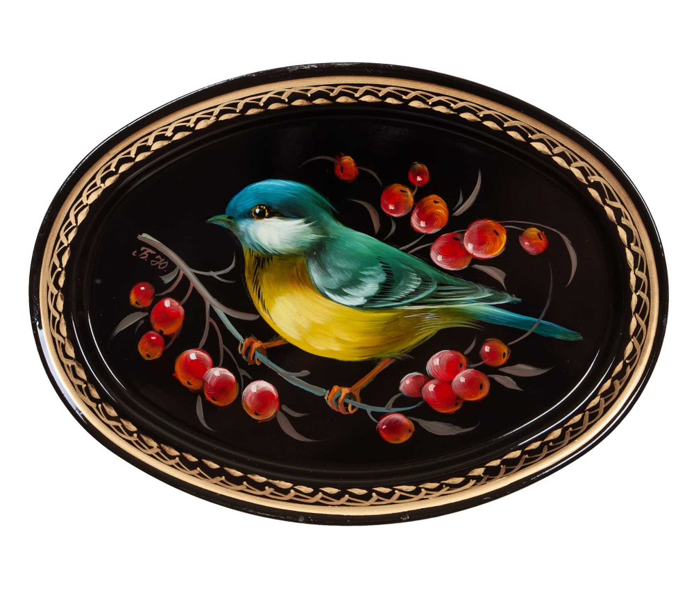 Zhostovo metal tray A2D18092023035