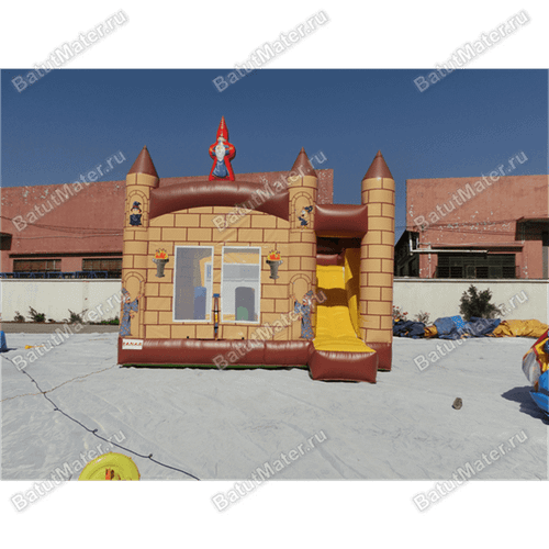 Коммерческий надувной батут "Школа волшебников"