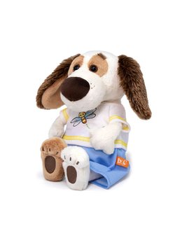 Мягкая игрушка Бартоломей Baby в футболке со стрекозой 20см, в коробке