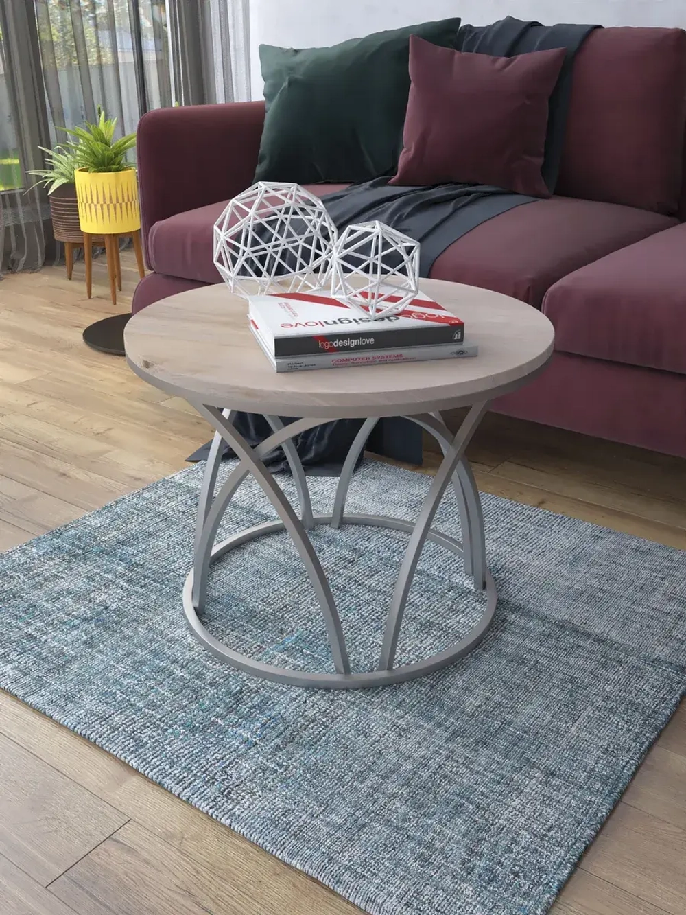 Журнальный стол Тюльпан - СД - МДФ в ПВХ