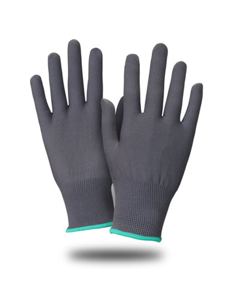 Перчатки "НейпС" (нейлон, без покрытия, цвет серый) р.7,8,9,10,кратно 12 пар (х12х300)