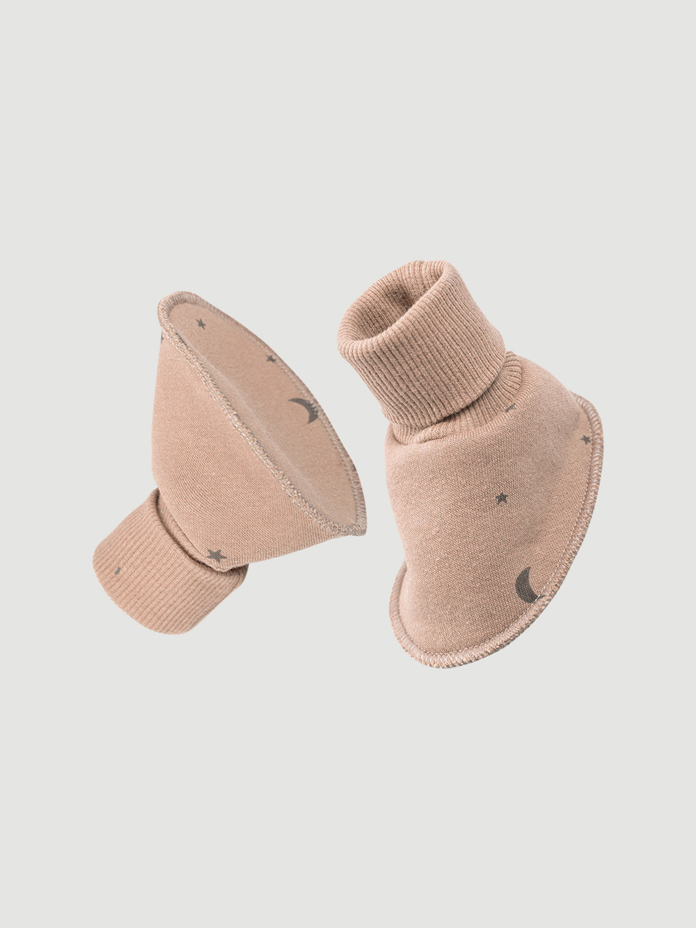Утеплённые пинетки Mjölk Camel Moons