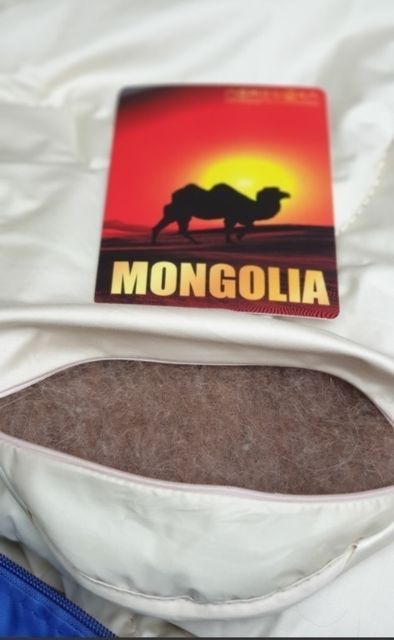 MONGOLIA - одеяла из шерсти монгольского верблюда со смотровым окном. СКИДКА в карточке товара