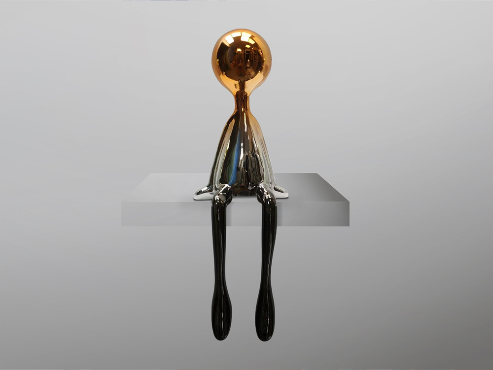 Sit down Фигура серый/оранжевый