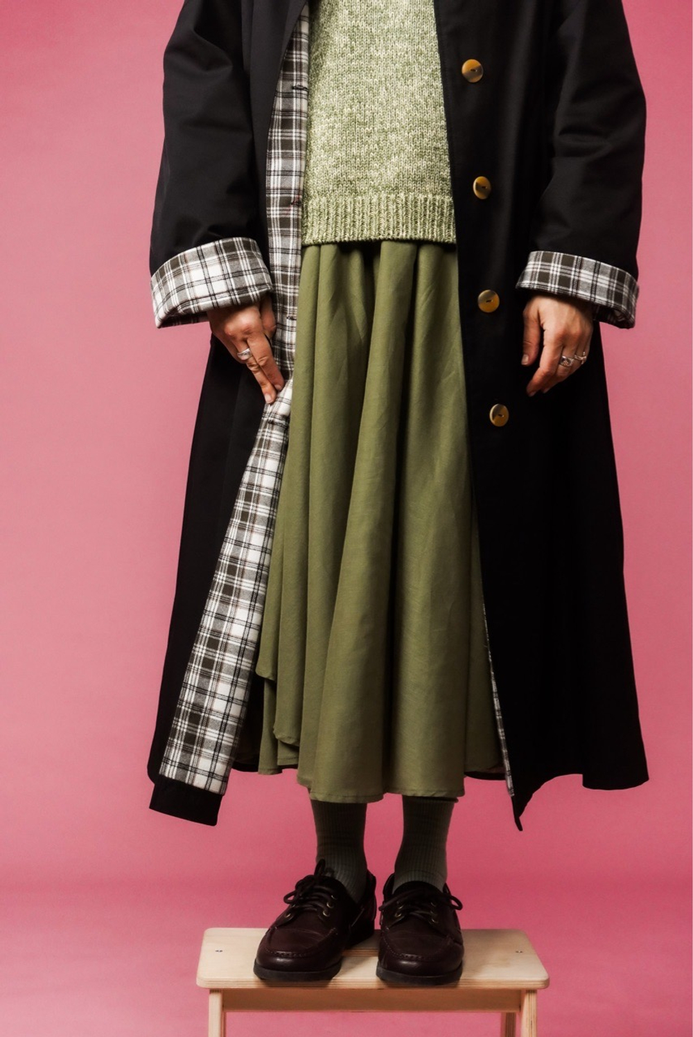 Плащ "Зое" Черный