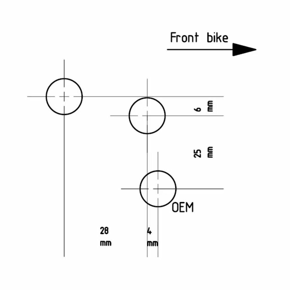96282201AA DUCATI ADJUSTABLE ALUMINIUM FOOTPEGS (SF V2)
