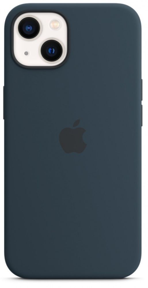 Чехол силиконовый для IPhone 13 Abyss Blue (MM293ZE/A)