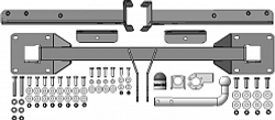 Фаркоп с оцинк. шаром Mercedes GLS-Class x166 2016-2019,  GLE-Class w166 2015-2019,  M-Class w164 2005-2012, w166 2012-2015,  GL-Class x164 2005-2012, x166 2012-2016 , (без электрики, паспорт и сертификат в комплекте) Motodor.91205-A