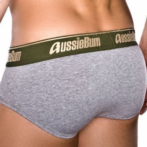Мужские трусы брифы Aussiebum Cotton Soft Brief Mountain Grey