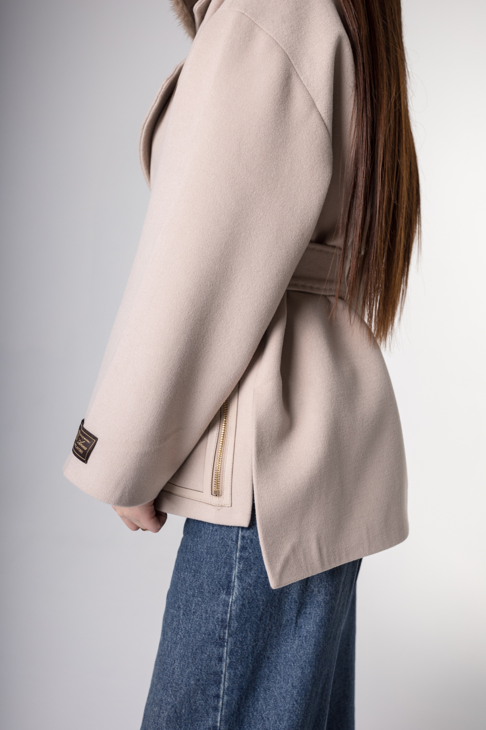 Пиджак демисезонный из кашемира бренда Di"Anna