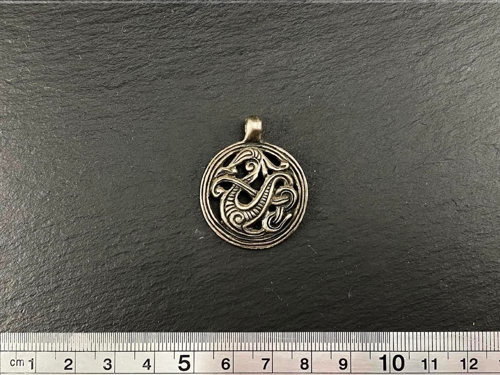 Подвеска. Змей (большая) (серебро)