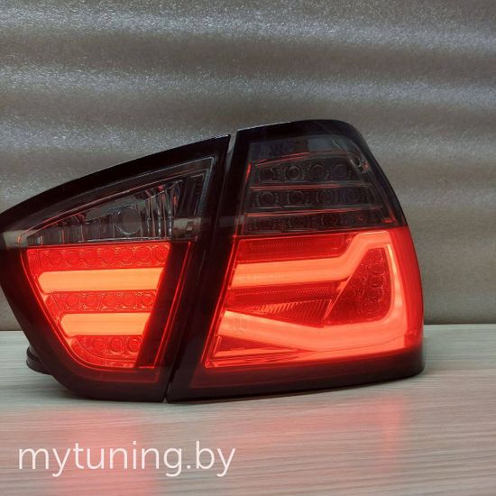 Задние фонари для BMW 3 E90 (05-08) LED Red Smoke