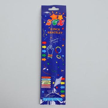 Неоновая палочка "Браслет", в упаковке 8 шт., цвета микс