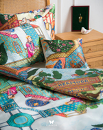 Комплект постельного белья двуспальный Shirin Cover Hermodr 8 предметов 130220303 Иран