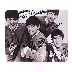 Коврик для мышки The Beatles (автографы)