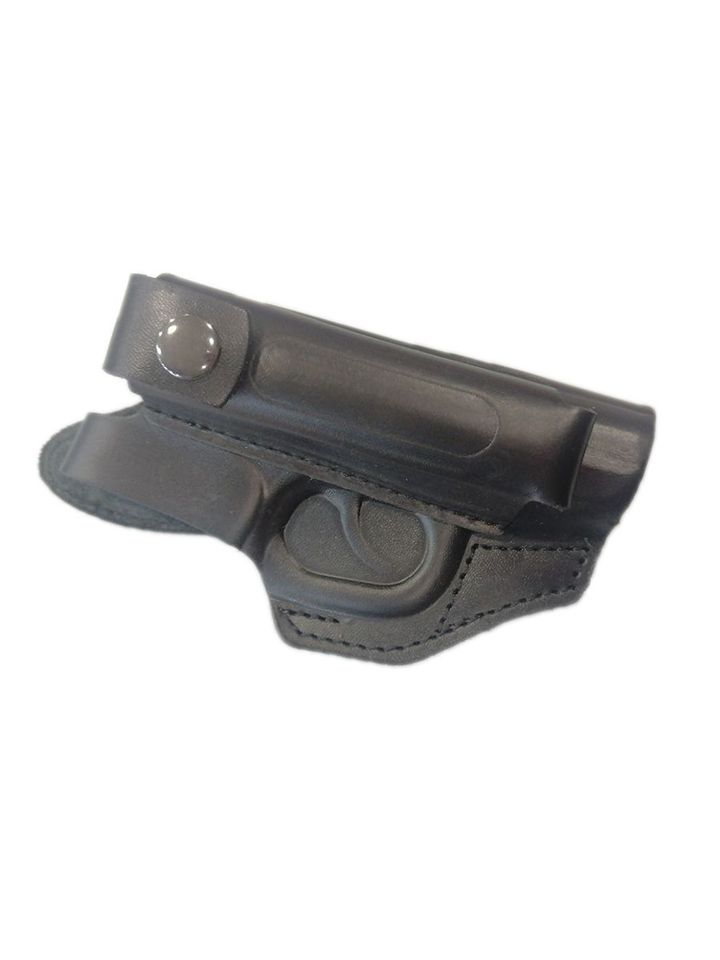 Кобура поясная кожаная под ПМ, ПММ ПК-34 (черная)