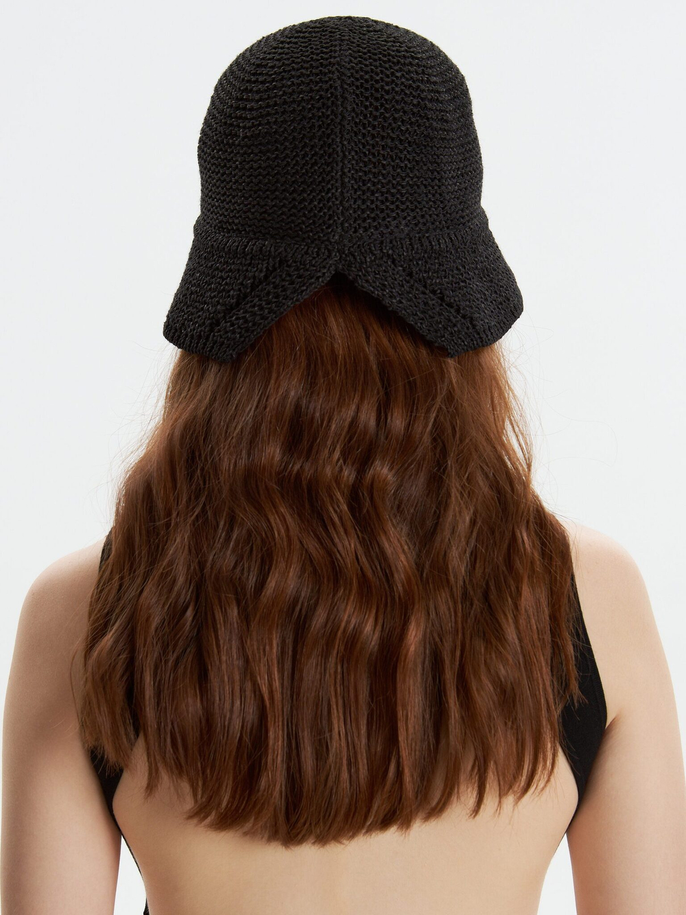 Панама Cloche Black