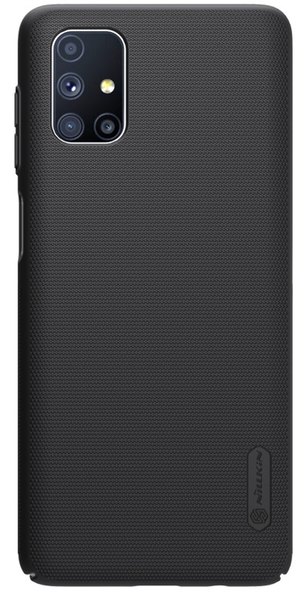Чехол на Samsung Galaxy M51 от Nillkin серии Super Frosted Shield черного цвета