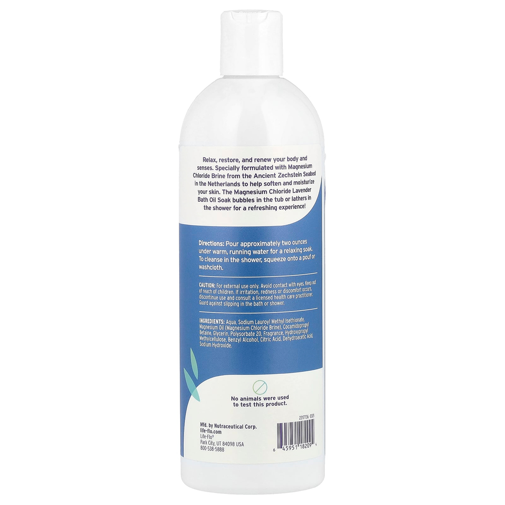 Life-flo, Магниевое масло для ванн, лаванда, 473 мл (16 жидк. унц.)