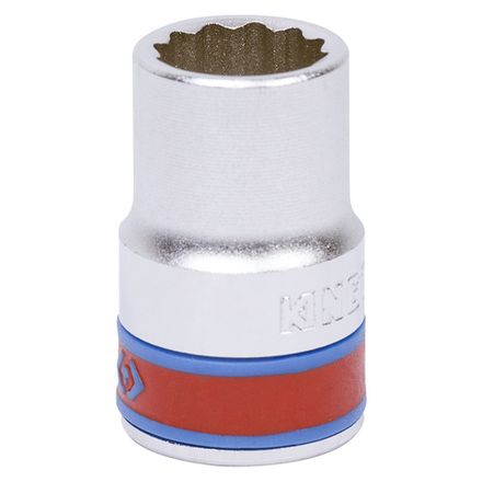 Цена на KING TONY (433014S) Головка торцевая стандартная двенадцатигранная 1/2", дюймовая 7/16"