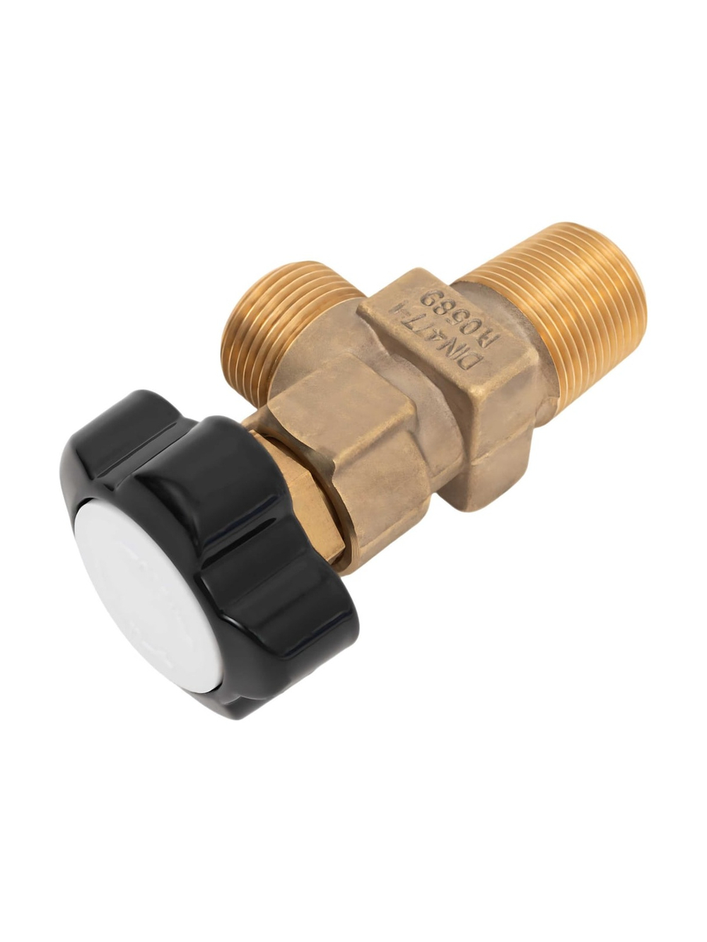 Вентиль для баллонов ВК-1 Gigant (кислород/азот/аргон/углекислота; латунь; подключение W27.8; выход G3/4) GT-106GS