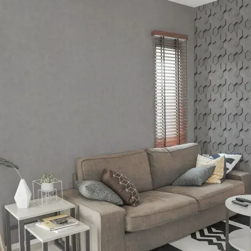 Обои флизелиновые графитовые 1.06 м Камень, практичный