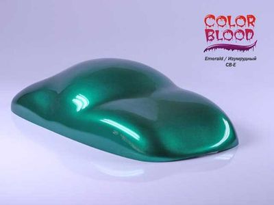 Краска Color Blood Emerald базовая прозрачная (кенди) Изумрудный, 120мл