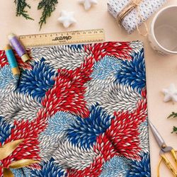 Ткань Ниагара Софт цветочный салют