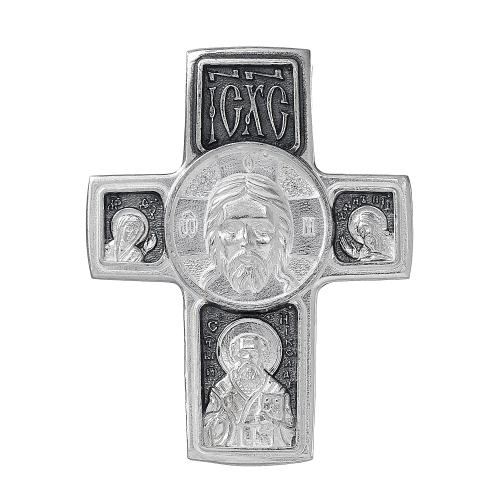 Крест из серебра/Чернение/Арх.Михаил