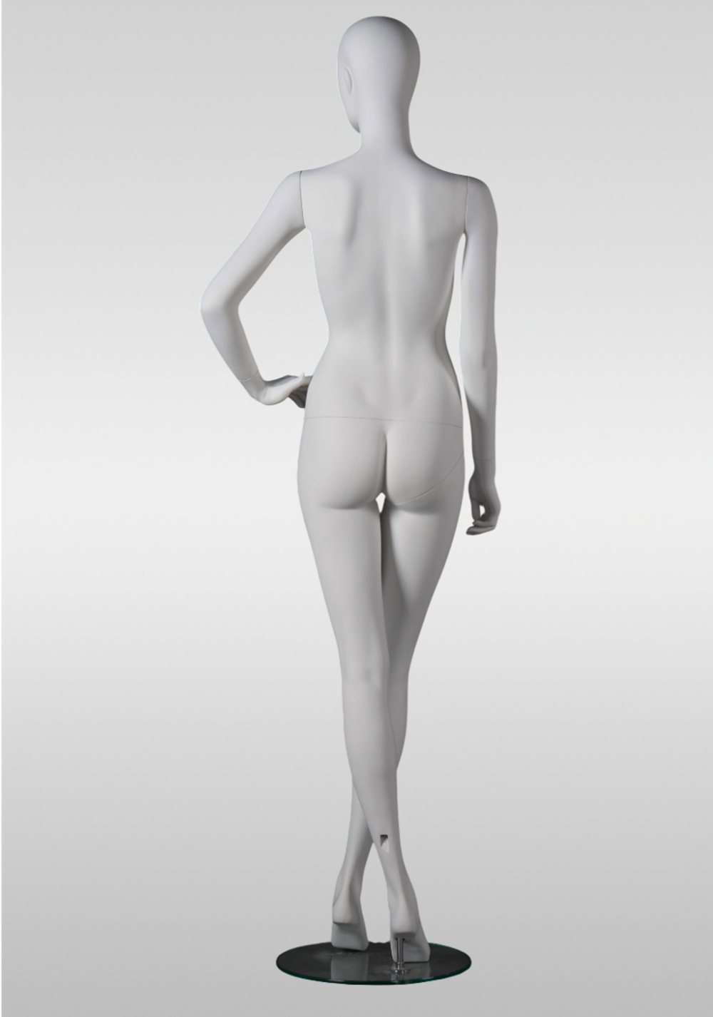 Женский абстрактный манекен Flora-5/Белый матовый