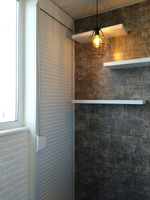 Шкаф на лоджию дома серии П44, П44Т "каблук", "сапожок"