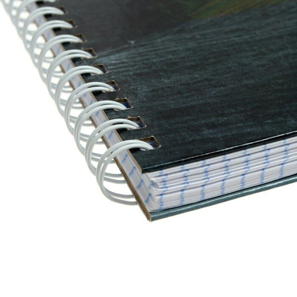 Тетрадь А5, 120 л., HATBER, гребень, клетка, обложка твердая, "IMPRESSIONS", 120Тт5В1гр_16485, T253786