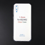 Чехол для Samsung Galaxy A02 4G, силиконовый, 1,5 мм, 012633 Прозрачный