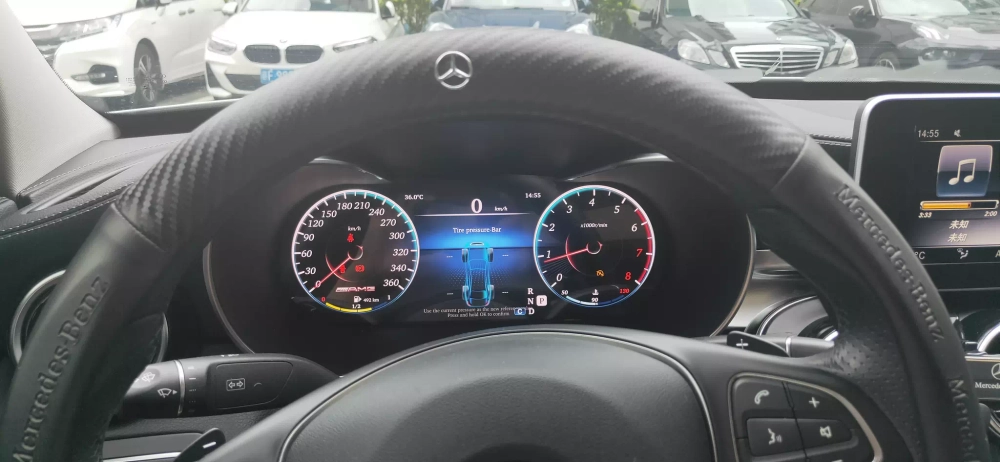 Электронная панель приборов Mercedes-Benz GLC 2014-2018 - Radiola 1301GLС с LCD / ЖК 12.3" экраном QLED