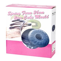 Форма для выпечки разъемная, с двумя основаниями d=26см. h=6.5см. (подарочная упаковка)