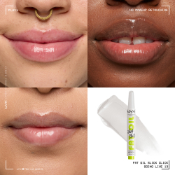 NYX Professional Makeup Fat Oil Slick Click - Тонирующий бальзам для губ оттенок Going live, 2 g