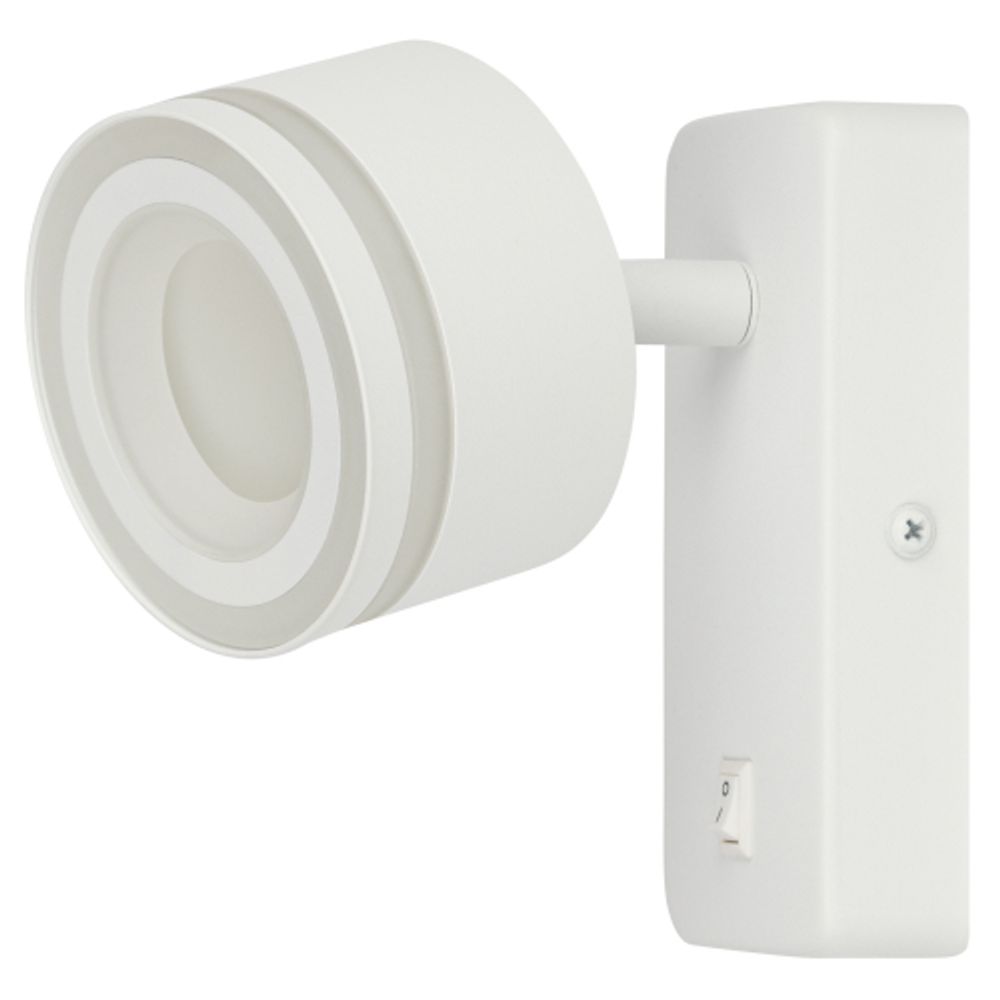 Светильник настенный ЭРА WL49 WH GX53 IP20 белый